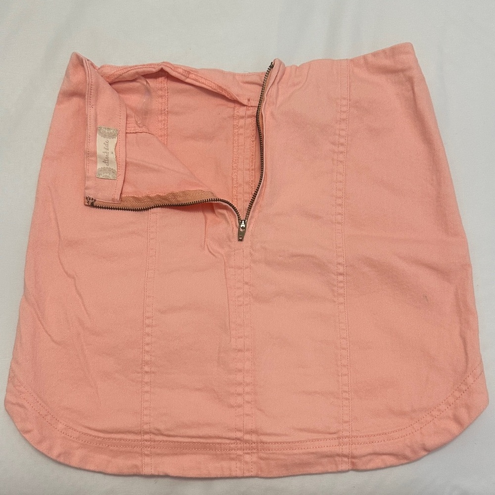 Altar'd State Coral Mini Skirt - Picture 2 of 5